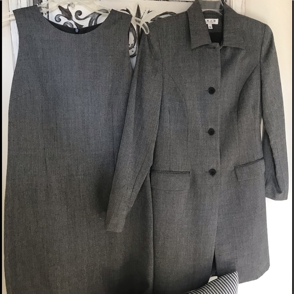 Trio Dress and coat set
